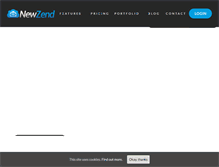 Tablet Screenshot of newzend.com